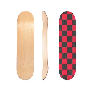 Grosir Papan Seluncur Papan Seluncur Maple Populer Cetak Seni Tahan Air Papan Dansa Rocker Ganda Dek Skateboard Kustom