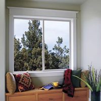 Ventanas Corredizas Horizontales de Aluminio con Rotura de Puente Térmico y Diseño Moderno de Eficiencia Energética Personalizadas AMJ para Hogares