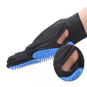New Arrival Custom Pet Hair Remover Gloves Pets Cleaning Bathing Deshedding Brush For Cats Dogs Pet Grooming Gloves