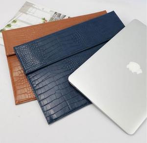 Personalized Leather Laptop Folio for <strong>macbook</strong> Custom Embossed logo Laptop case <strong>Sleeve</strong> for 13 Inch and 15 Inch - Product Image 1