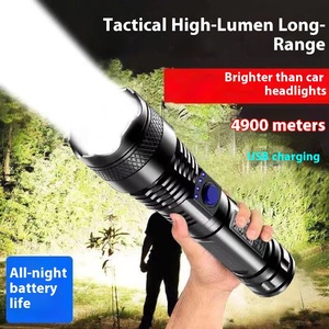 Qua biên giới đèn pin USB sạc nhà người dùng có thể mang nó ra cho đêm câu cá và cắm trại đèn pin - Product Image 2