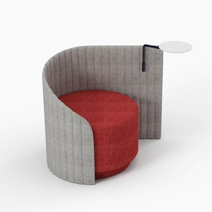 Chaise de conférence et de formation de haute qualité avec tablette d'écriture, chaise de réunion pour école et bureau avec étagère, canapé de loisirs - Product Image 3
