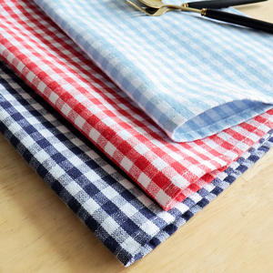 Sets de table carrés en coton de style américain, rouge, bleu foncé, bleu clair, lavables en machine, pour salon, chambre, repas en plein air - Product Image 2