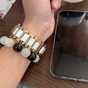 <span class=keywords><strong>Bracelet</strong></span> de luxe en céramique et acier inoxydable 316L de haute qualité à dégagement rapide 16 18 <span class=keywords><strong>20</strong></span> 22 <span class=keywords><strong>mm</strong></span> pour montre <span class=keywords><strong>GARMIN</strong></span> - Vente en gros usine - Product Image 6