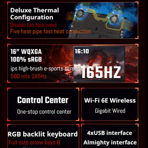 แล็ปท็อปแบรนด์ใหม่ <span class=keywords><strong>Acer</strong></span> Nitro5 RTX4050 RTX4060แล็ปท็อปการเล่นเกม16GB 512GB SSD 16นิ้วโน้ต<span class=keywords><strong>บุ๊ค</strong></span>กราฟิก<span class=keywords><strong>การ์ด</strong></span>แป้นพิมพ์ภาษาอังกฤษ - Product Image 5