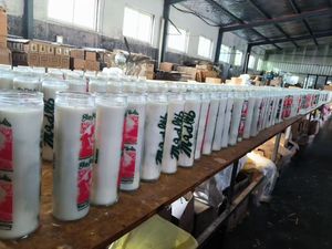 Candele Religiose Profumate Personalizzate all'Ingrosso, Candela in Vetro per 7 Giorni di Preghiera per Chiesa e Spiritualità - Product Image 4