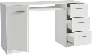 Escritorio en Forma de L de Alta Calidad para Gerentes, Soporte para Portátil con Almohada, Escritorio para <span class=keywords><strong>Oficina</strong></span>, Color Blanco, Escritorio de Madera para Estudio - Product Image 3