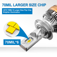 NAO EVO Fournisseur d'ampoules de phares à LED 50000lm Ampoule de phares de voiture 9005 360 Canbus H15 Faros Luces H11 Foco H7 Luz Led H4