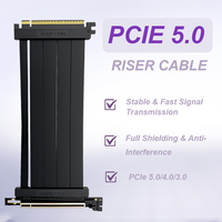 Câble d'extension de carte vidéo PCIe 5.0 X16 à 90 degrés, haute vitesse et stable, câbles de connexion haute vitesse et stables