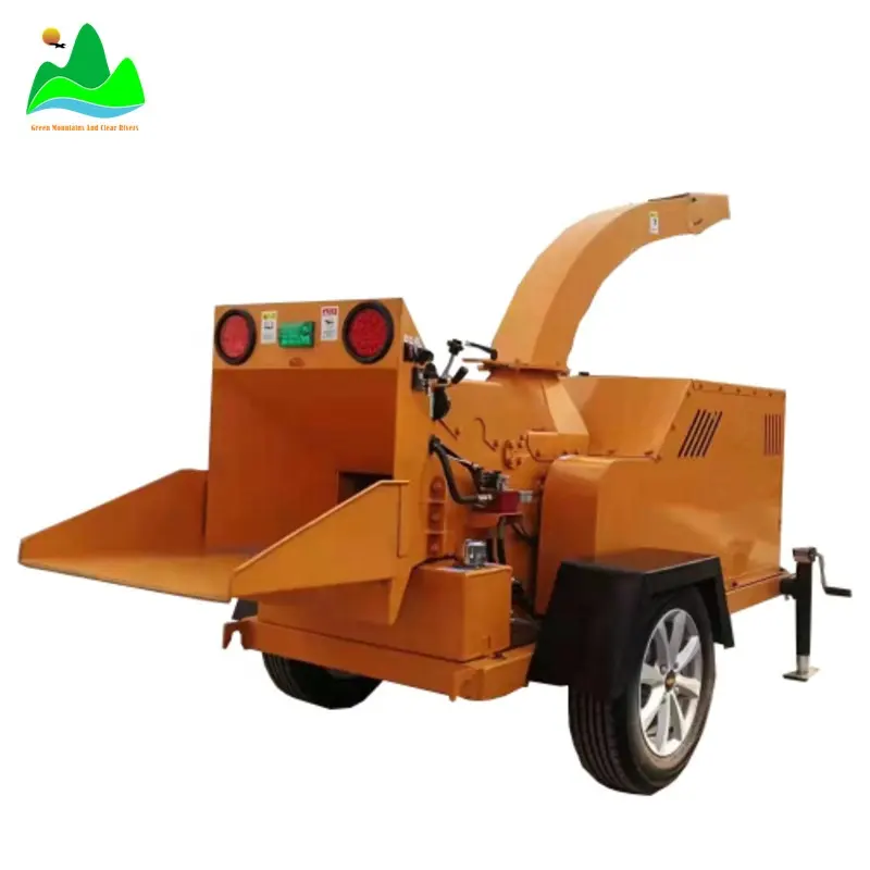 Gỗ Chipper Chi Nhánh Mài Động Cơ Diesel Hoặc Ổ Điện Dùng Cho Rừng Trang Trại