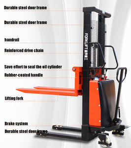 सेमी इलेक्ट्रिक पैलेट फोर्कलिफ्ट लोड <span class=keywords><strong>2</strong></span> टन लिथियम बैटरी चालित इलेक्ट्रिक स्टेकर हैंड पुश 1.6 मीटर, 3 मीटर इलेक्ट्रिक हाइड्रोलिक - Product Image 5