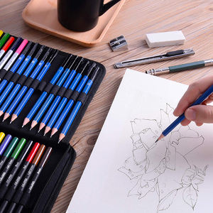 Bview Art ชุดอุปกรณ์วาดเขียน71ชิ้น,ชุดดินสอร่างแบบมืออาชีพสำหรับศิลปินและผู้ใหญ่ - Product Image 4