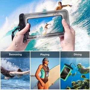 IPX68 étui de natation housse de téléphone étanche pour iPhone 16 Pro Max 17 14 Plsu sous-marin téléphone portable sac sec PVC pour la pêche à la plage - Product Image 5
