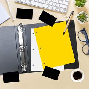 Presse-papiers debout en vinyle PVC 1.5 1 2 pouces affichage de Document carte à collectionner pliable chevalet dossier reliure à <span class=keywords><strong>anneaux</strong></span> pour bureau - Product Image 2