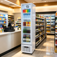 Refroidisseur d'air à refroidissement rapide et économe en énergie, portes en acier inoxydable pour cuisine commerciale, blanc, faible bruit, sans givre, contrôle numérique