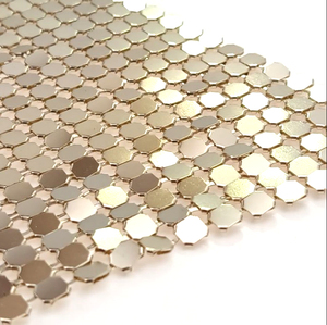 Đầy Màu Sắc Và Thời Trang Trang Trí Lưới Kim Loại Vải Kim Loại Bảng Colth - Product Image 1