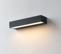 Lampes murales Savia Led pour porte d'entrée, étanches IP65, pour jardin, véranda, extérieur, couloir, allée, balcon, éclairage mural haut et bas
