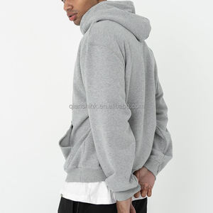Blank <b>Plain</b> <b>Black</b> <b>Hoodie</b> Manufacturers Heavyweight No String Cotton French Terry Custom Printed Boxy Cropped <b>Hoodie</b> <b>Men</b> - Product Image 6