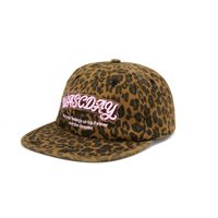 Casquette en toile imprimée léopard personnalisée avec votre photo, polyester/coton sergé, broderie 3D en relief, streetwear hip-hop, Y2K