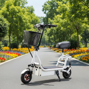 Nuevo Scooter Eléctrico Plegable de 500W para Adultos, con Doble Motor, Asiento, <span class=keywords><strong>Bluetooth</strong></span> y Funciones Inteligentes con Sensor - Product Image 1