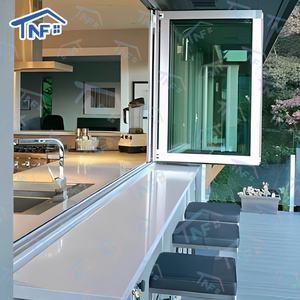 साउंडप्रूफ थर्मल इन्सुलेशन क्षैतिज उद्घाटन NF-50 आधुनिक एल्यूमीनियम मिश्र धातु फोल्डिंग विंडो रिट्रेटेबल स्क्रीन बाहरी उपयोग - Product Image 2