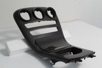 Couverture de console intérieure en fibre de carbone pour tableau de bord Mercedes Benz Classe C W205 AMG C43 C63 Remplacement direct
