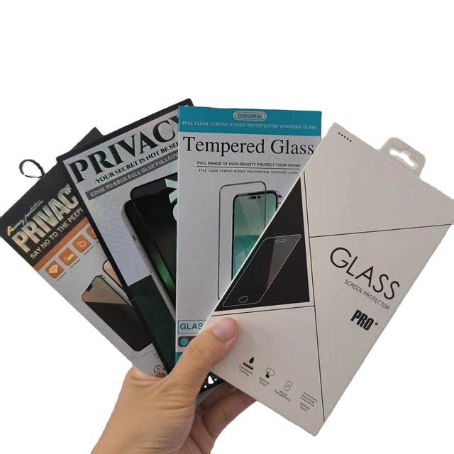 Custom Tempered Glass Screen Protector Packing 10 In1 Box
