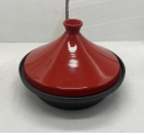 Tajine marocain écologique de 20 cm, revêtement céramique, design minimaliste et couvercle