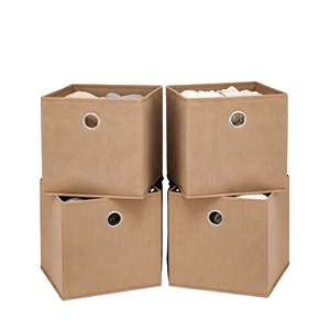 Boîtes de rangement pliables, tiroirs, organiseurs de bureau, de jouets, de vêtements, en tissu, pour enfants, bacs de rangement pour organiser la maison - Product Image 1