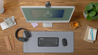 Original Logitech Pebble 2 Combo inalámbrico Combos Wireless Keyboard Mouse Set para Windows 2,4 GHz Wireless Compact Mouse