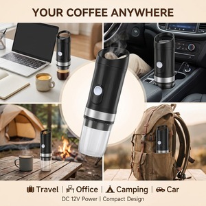 เครื่องชงกาแฟแคปซูลพกพา เครื่องทำเอสเพรสโซสำหรับเดินทาง ใช้ในออฟฟิศและแคมป์ปิ้ง พร้อมระบบชงเร็ว ดีไซน์กะทัดรัดและทำความสะอาดง่าย - Product Image 3
