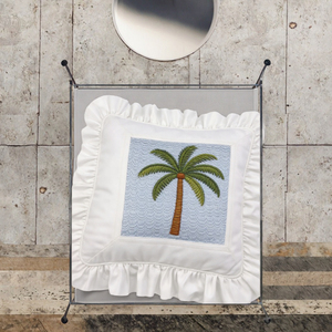 Wholesaler Vintage Needlepoint Self Finishing Custom High End Stitch Polyester Cotton <b>Pillow</b> for <b>Throw</b> Cushion Cover Home Decor - Product Image 3