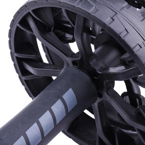 Acero EVA profesional para ruedas de rodillos Ab almohadilla de rodillas doble silenciosa para el hogar Fitness hombres mujeres <span class=keywords><strong>principiantes</strong></span> ejercicio - Product Image 2