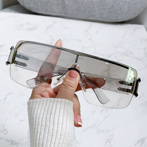 Unisex Shield <b>Sunglasses</b> Full Rim <b>Gradient</b> Lenses UV400 Fashion Outdoor Adult 2025 - Product Image 3