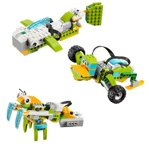 280pcs 빌딩 블록 부품 기술 키트 Wedo 2.0 세트 배터리 또는 충전식 로봇 교육