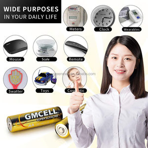 Batería alcalina de alta calidad duradera LR03 AA/1,5 V papel de aluminio Ce AA batería juguetes baterías paquete retráctil, tarjeta blister - Product Image 4