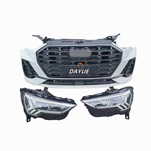 Parachoques Delantero para <span class=keywords><strong>Audi</strong></span> Q3 <span class=keywords><strong>2022</strong></span> con Rejilla y Faros, Juego de Plástico Usado, Reemplazo Enlazable - Product Image 1