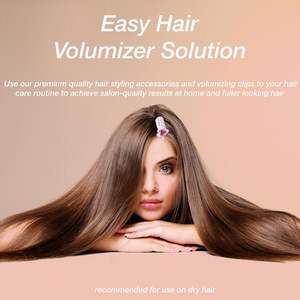 กิ๊บหนีบ<span class=keywords><strong>ผม</strong></span>พลาสติกแบบม้วน 6 ชิ้น รุ่น ELEGANT สีพื้น ช่วยเพิ่มวอลลุ่ม <span class=keywords><strong>ยก</strong></span><span class=keywords><strong>โคน</strong></span><span class=keywords><strong>ผม</strong></span> ทนความร้อน สำหรับผู้หญิง ดูแลและจัดแต่งทรงผม - Product Image 5