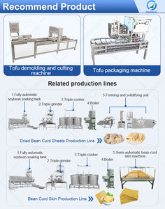 OCEAN Industrial Totalmente automático Silken Tofu Maker Soya Tofu Hacer máquina Tofu Línea de producción Precio - Product Image 5