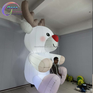Disfraces inflables de marionetas de renos de dibujos animados/múltiples estilos para elegir durante el desfile de Navidad - Product Image 6