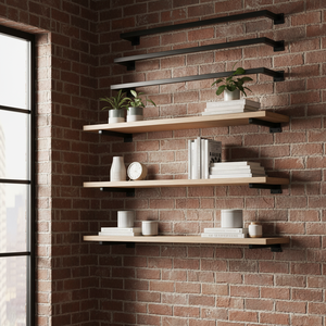 L-Shaped <strong>Clothes</strong> <strong>Rail</strong> <strong>Wall</strong> Mounted Bathroom Hallway Kitchen 2.5 Wire Thickness Powder Coated Easy Clean Rustproof (30 cm X 60 cm - Product Image 3