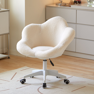 Silla <span class=keywords><strong>de</strong></span> Oficina <span class=keywords><strong>de</strong></span> Lujo para el Hogar, Taburete con Respaldo, Silla <span class=keywords><strong>de</strong></span> Maquillaje Color Crema para Dormitorio <span class=keywords><strong>de</strong></span> <span class=keywords><strong>Niñas</strong></span>, Taburete para Tocador <span class=keywords><strong>de</strong></span> Dormitorio con Diseño <span class=keywords><strong>de</strong></span> Uñas - Product Image 3