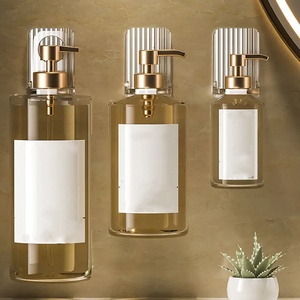 Wholesale <b>Shower</b> Gel Bottle Bathroom Rack Adjustable Shampoo Hanger <b>Hooks</b> No Drill Wall Mounted Universal Soap Dispenser Holders - Product Image 2