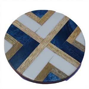Posavasos de diseño clásico, alfombrillas, posavasos decorativos de madera, manteles antideslizantes con función resistente al calor - Product Image 1