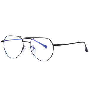 Light Shade 2022 New Arrivals High Quality Fashion Vintage Round Wholesale Metal Anti Blue Light Glasses Frames Eyewear - Product Image 5