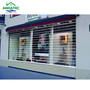 Customized Transparent Polycarbonate Slat <strong>Price</strong> for Crystal PC <strong>Roll</strong> up <strong>Door</strong> Stainless Steel Grille Rolling Shutter <strong>Doors</strong> - Product Image 6