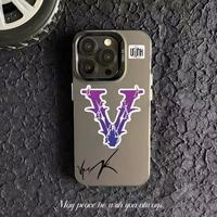 Coque pourpre de concepteur Vrunk coque pour iPhone XS XR 7 8 11 12 13 Mini 14 15 16 Pro Max coque de téléphone coque accessoires de téléphone portable