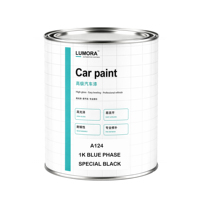 Peinture automobile 1K BLUE PHASE SPECIAL BLACK 4L Acrylique Direct Usine Carrosserie Automobile Nivellement Excellent Haute Couvrance Fini Mat
