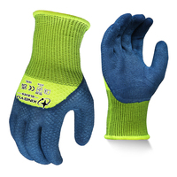 Guantes de Trabajo XINGYU de Poliéster Espumado con Látex, Calibre 13, Transpirables, Antideslizantes, para Jardinería, Plantación, Agricultura e Industria Ligera