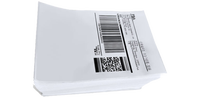 Label harga kemasan perekat semua ukuran tahan air pencetak gulungan termal label stiker gulung